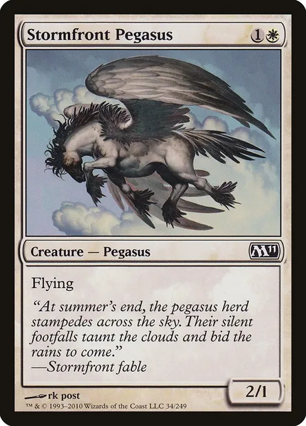 Stormfront Pegasus, Magic card M11 34 — Magic 2011 set