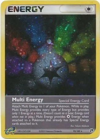 Énergies multiples, carte Pokémon LGP 093-2 — extension League Promos