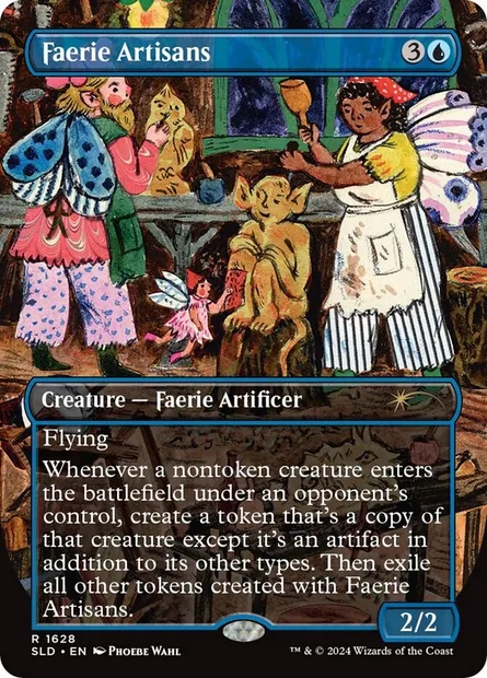 Artisans faeries, carte Magic SLD 1628 — extension Secret Lair Drop