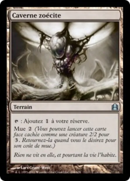 Caverne zoécite, carte Magic CMD 298 — extension Commander 2011