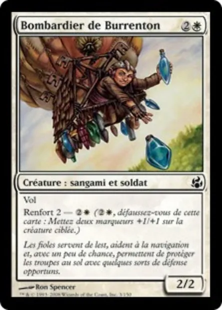 Bombardier de Burrenton, carte Magic MOR 3 — extension Leveciel