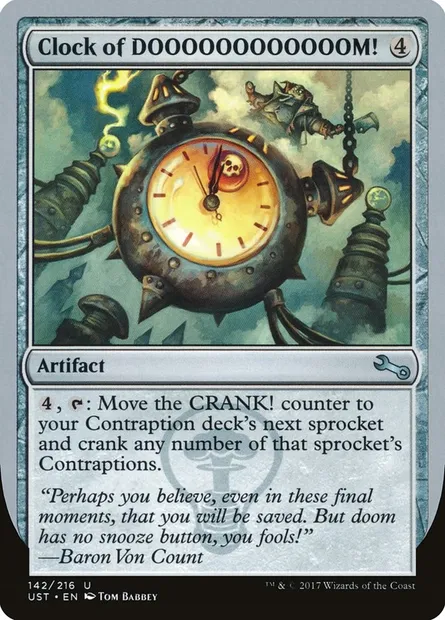 Clock of DOOOOOOOOOOOOM!, Magic card UST 142 — Unstable set