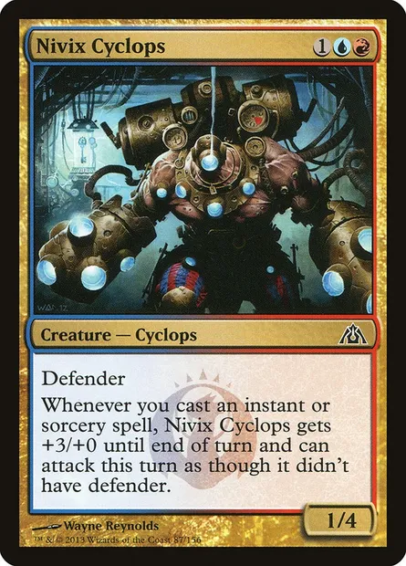 Nivix Cyclops, Magic card DGM 87 — Dragon's Maze set