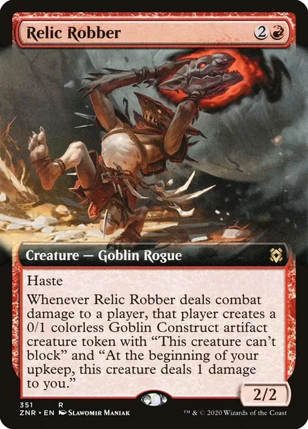 Relic Robber, Magic card ZNR 351 — Zendikar Rising set