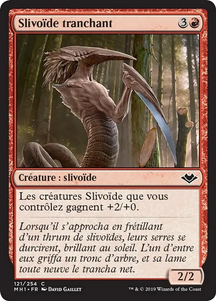 Slivoïde tranchant, carte Magic MH1 121 — extension Horizons du Modern