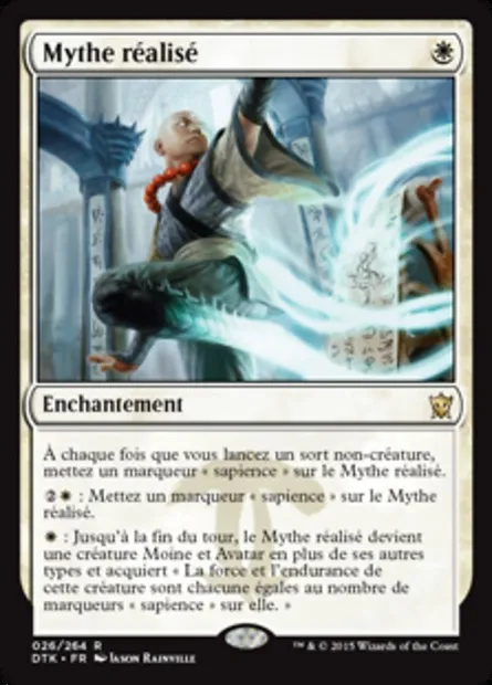Mythe réalisé, carte Magic DTK 26 — extension Les Dragons de Tarkir