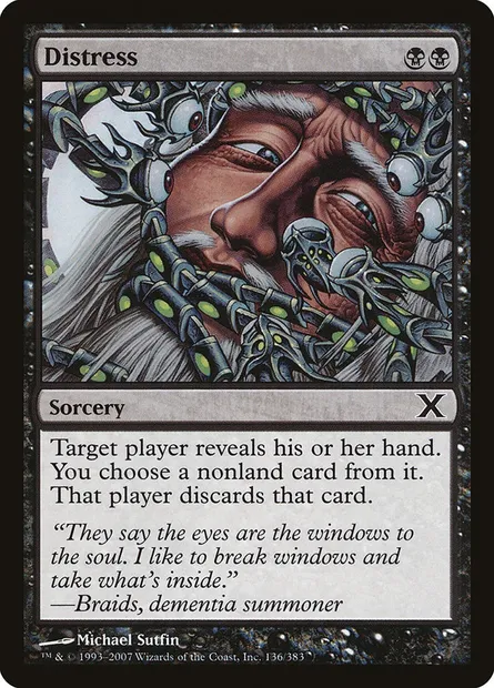 Distress, Magic card 10E 136 — Tenth Edition set