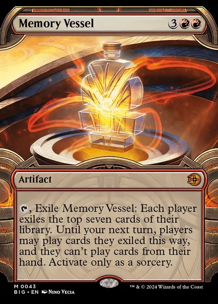 Memory Vessel, Magic card BIG 43 — The Big Score set
