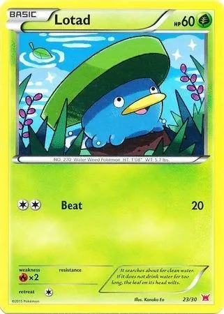 Nénupiot, carte Pokémon TK8A 023 — extension XY Trainer Kit: Latias
