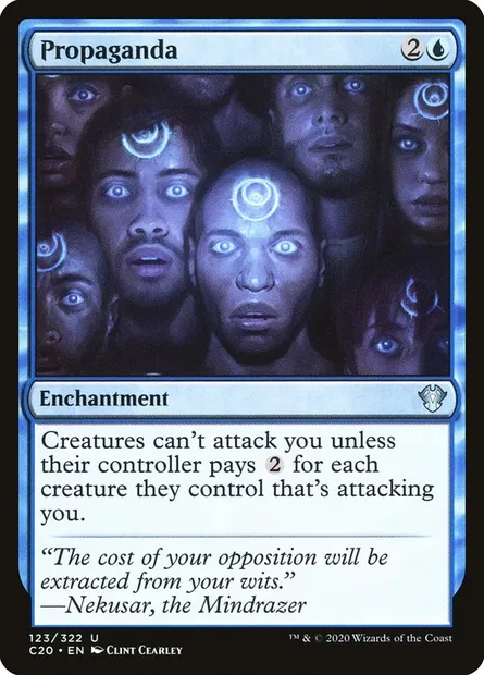 Propaganda, Magic card C20 123 — Commander 2020 set
