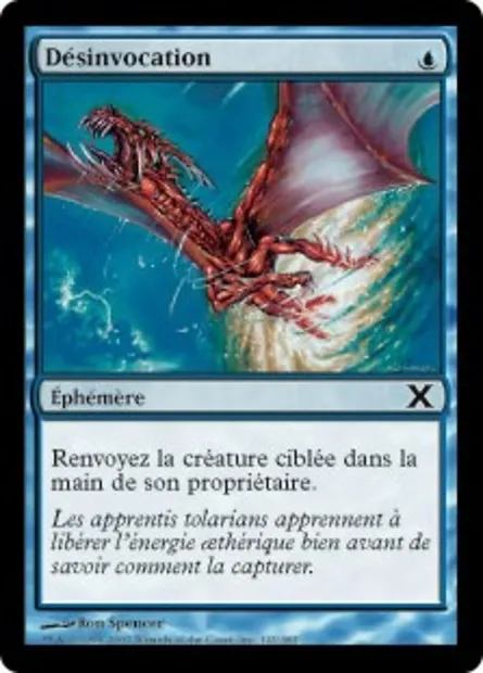 Désinvocation, carte Magic 10E 122 — extension Dixième édition