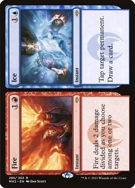 Fire // Ice, Magic card MH2 290 — Modern Horizons 2 set