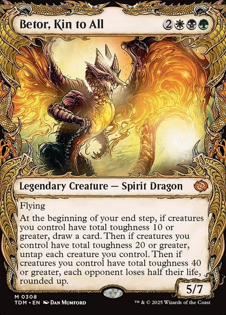 Betor, Kin to All, Magic card TDM 308 — Tarkir: Dragonstorm set
