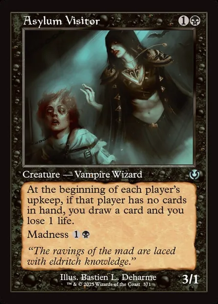 Visiteuse d'asile, carte Magic INR 371 — extension Innistrad Remastered