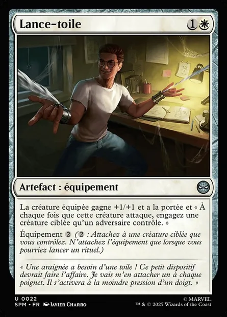 Lance-toile, carte Magic SPM 22 — extension Marvel's Spider-Man
