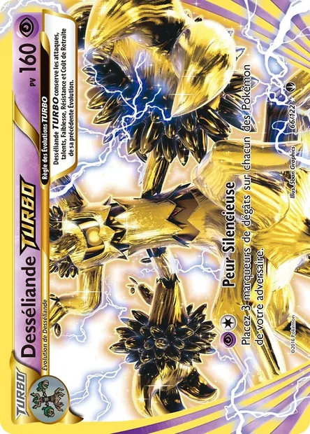 Desséliande TURBO, carte Pokémon BKP 66 — extension Rupture Turbo