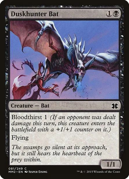 Duskhunter Bat, Magic card MM2 81 — Modern Masters 2015 set