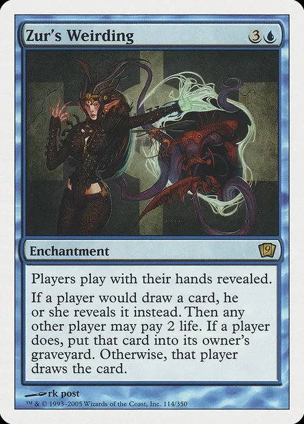 Zur's Weirding, Magic card 9ED 114 — Ninth Edition set