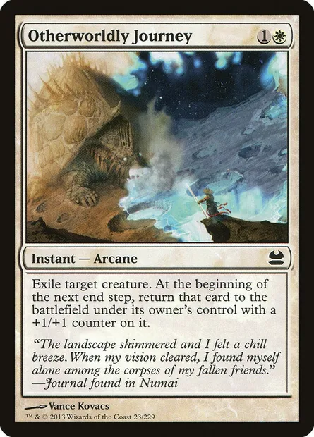 Otherworldly Journey, Magic card MMA 23 — Modern Masters set