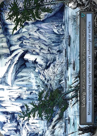 Iceberg, carte Sorcery ALP 366 — extension Alpha