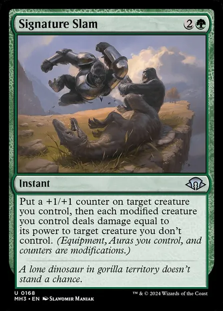 Signature Slam, Magic card MH3 168 — Modern Horizons 3 set