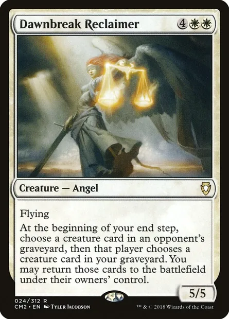 Dawnbreak Reclaimer, Magic card CM2 24 — Commander Anthology Volume II set
