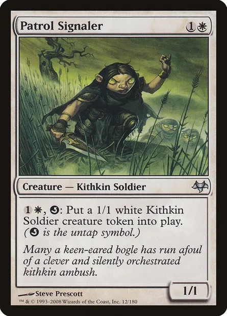 Patrol Signaler, Magic card EVE 12 — Eventide set