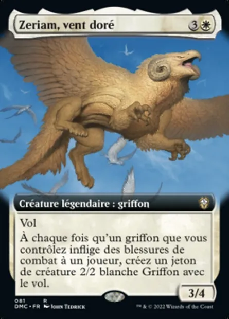 Zeriam, vent doré, carte Magic DMC 81 — extension Dominaria United Commander