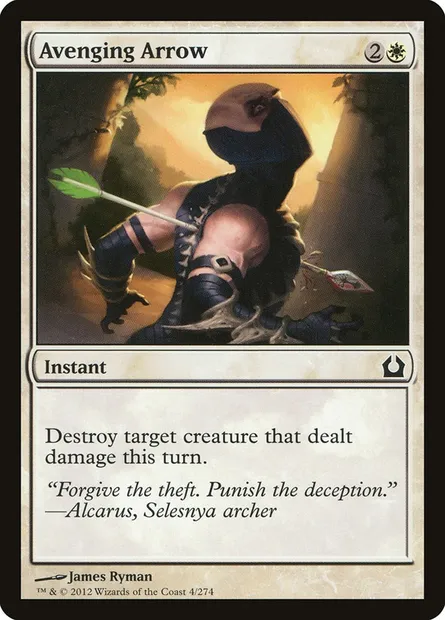 Avenging Arrow, Magic card RTR 4 — Return to Ravnica set
