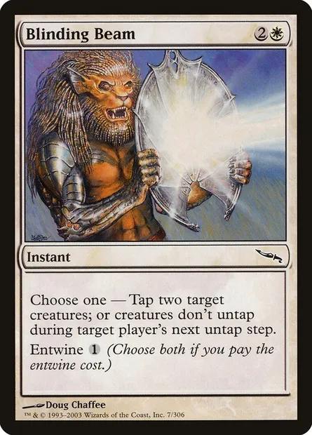Blinding Beam, Magic card MRD 7 — Mirrodin set