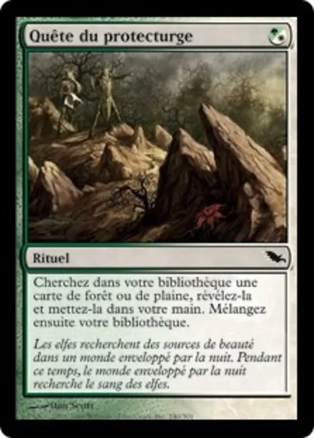 Quête du protecturge, carte Magic SHM 240 — extension Sombrelande