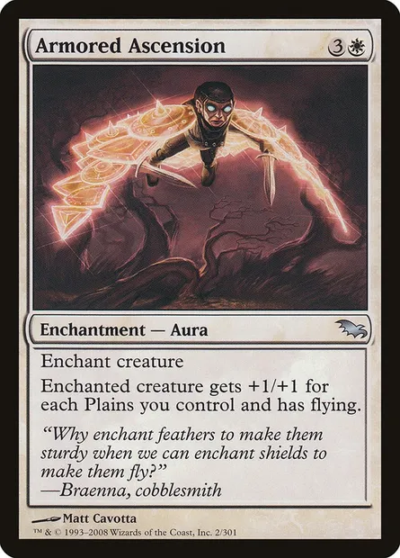 Armored Ascension, Magic card SHM 2 — Shadowmoor set