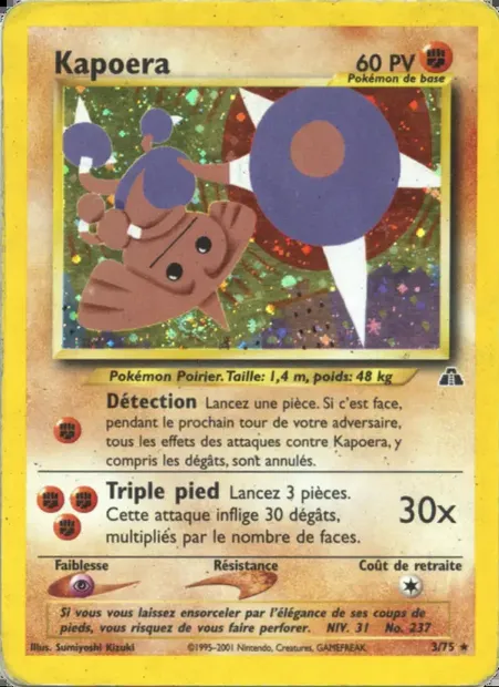 Kapoera, carte Pokémon ND 3 — extension Neo Discovery