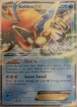Keldeo ex, Pokémon card WCD13 049-2 — World Championship Decks 2013 set