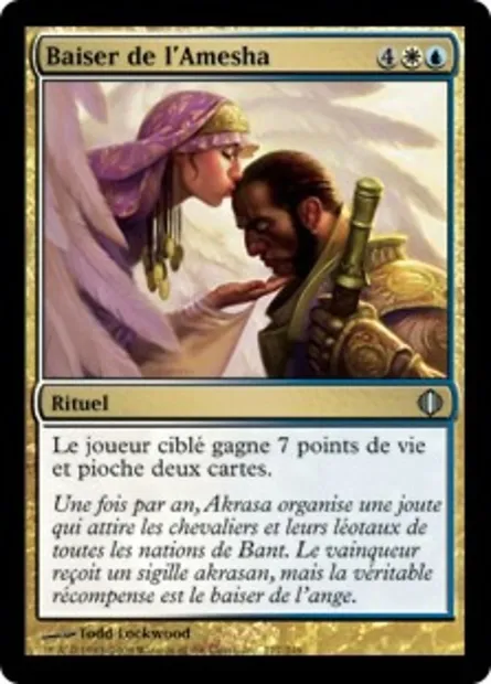 Baiser de l'Amesha, carte Magic ALA 177 — extension Les éclats d'Alara