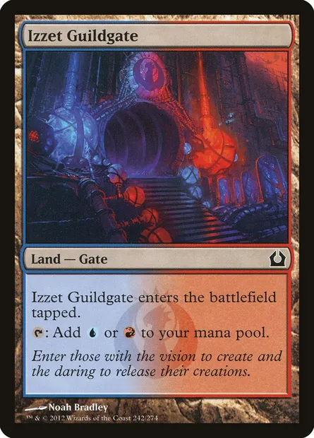 Izzet Guildgate, Magic card RTR 242 — Return to Ravnica set