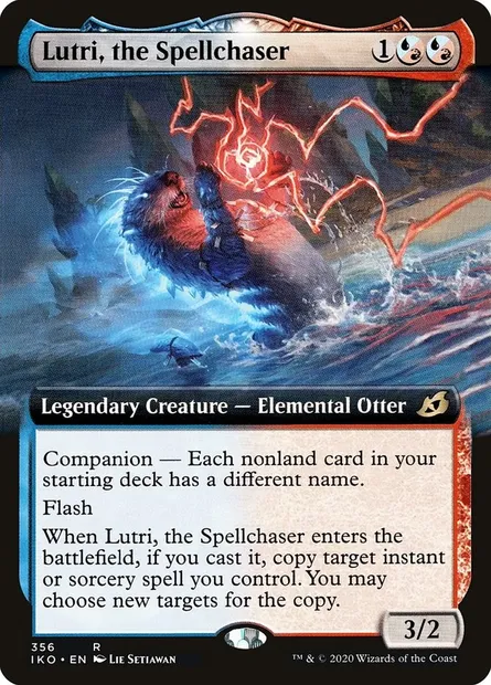 Lutri, the Spellchaser, Magic card IKO 356 — Ikoria: Lair of Behemoths set
