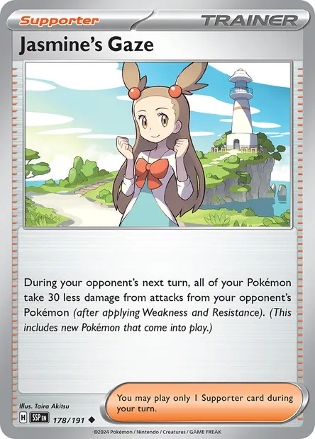 Jasmine's Gaze, Pokémon card SSP 178 — Surging Sparks set