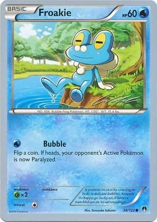Grenousse, carte Pokémon WCD16 038 — extension World Championship Decks 2016