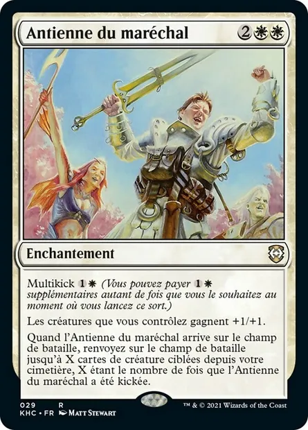 Antienne du maréchal, carte Magic KHC 29 — extension Kaldheim Commander