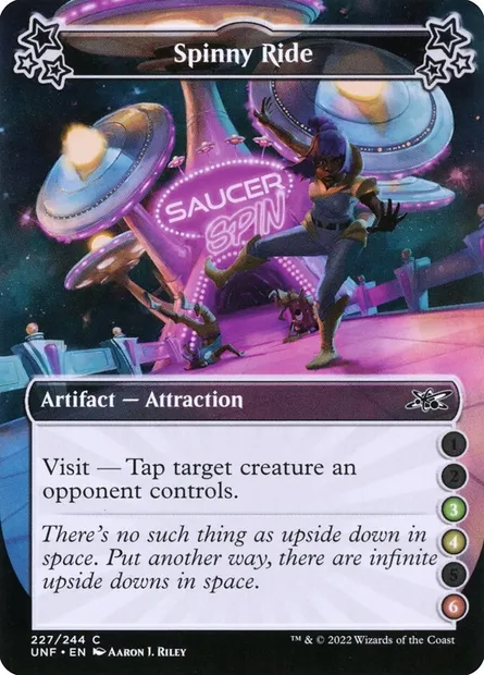 Spinny Ride, carte Magic UNF 227d — extension Unfinity
