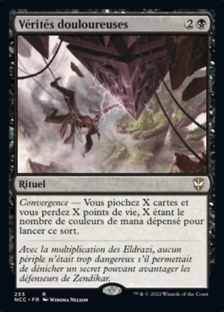 Vérités douloureuses, carte Magic NCC 255 — extension New Capenna Commander