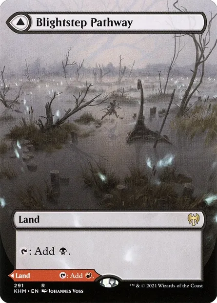 Blightstep Pathway // Searstep Pathway, Magic card KHM 291 — Kaldheim set
