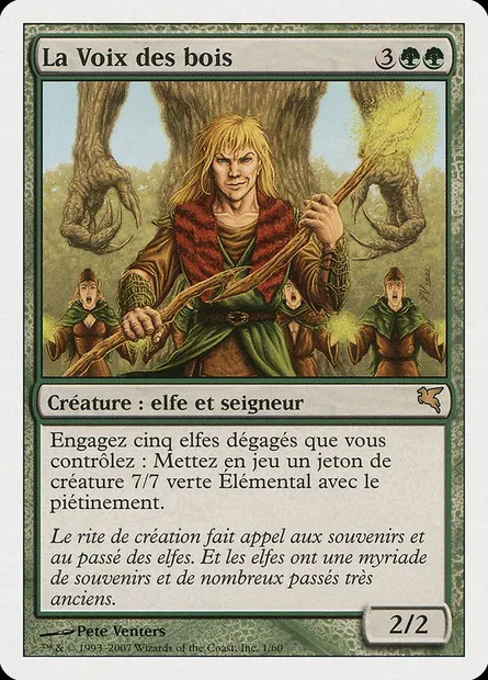 Voice of the Woods, Magic card PSAL B1 — Salvat 2005 set