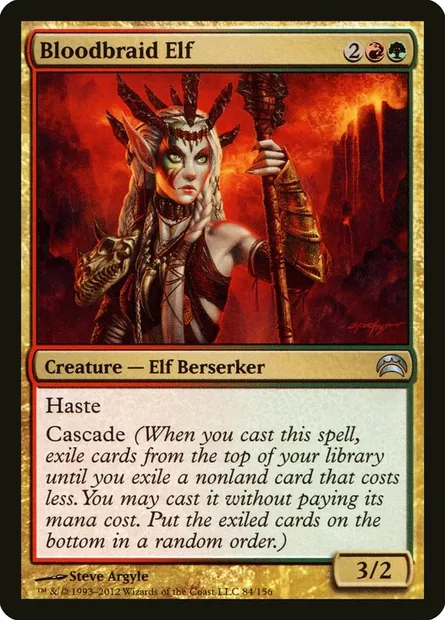 Bloodbraid Elf, Magic card PC2 84 — Planechase 2012 set