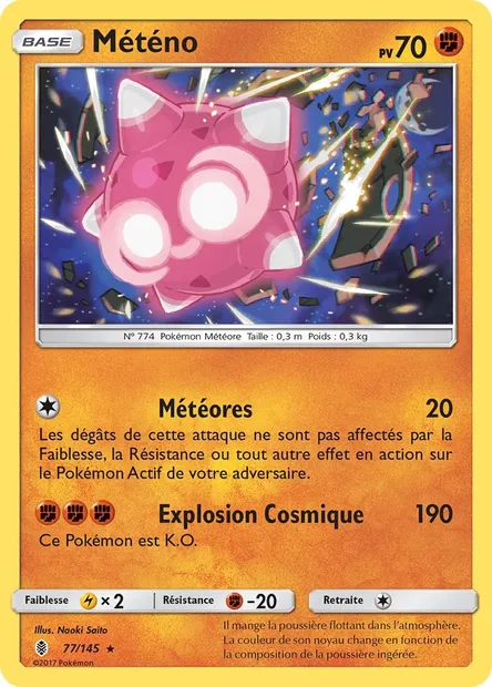 Météno, carte Pokémon GRI 77 — extension Gardiens Ascendants