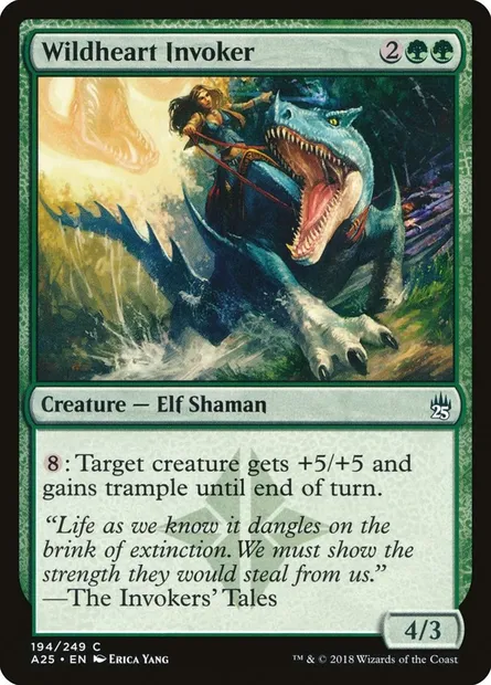 Wildheart Invoker, Magic card A25 194 — Masters 25 set