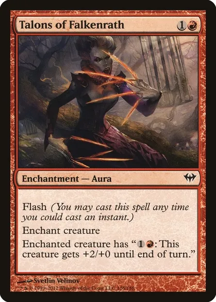 Talons of Falkenrath, Magic card DKA 105 — Dark Ascension set