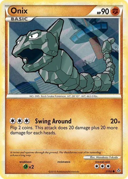 Onix, Pokémon card UL 57 — Unleashed set