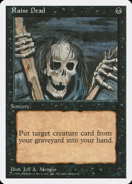 Raise Dead, Magic card ITP 22 — Introductory Two-Player Set set